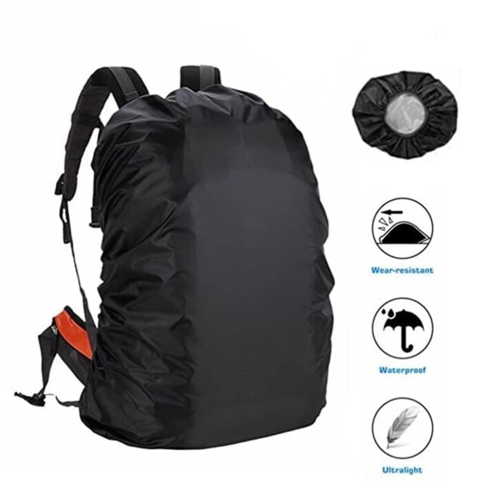 Heavy Waterproof Nylon Rain Cover/Dust Cover - Elastic Adjustable for Laptop Bags and Backpacks,  School Bag Waterproof Cover,  Dust Proof,  Backpack,  Laptop Bag Cover (1Pc) - Image 6
