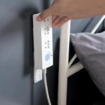 Self Adhesive No Hole Wall Mount,  Reusable,  Non Residue Plug Organizer  For Home Office & Multiuse Device - Image 5