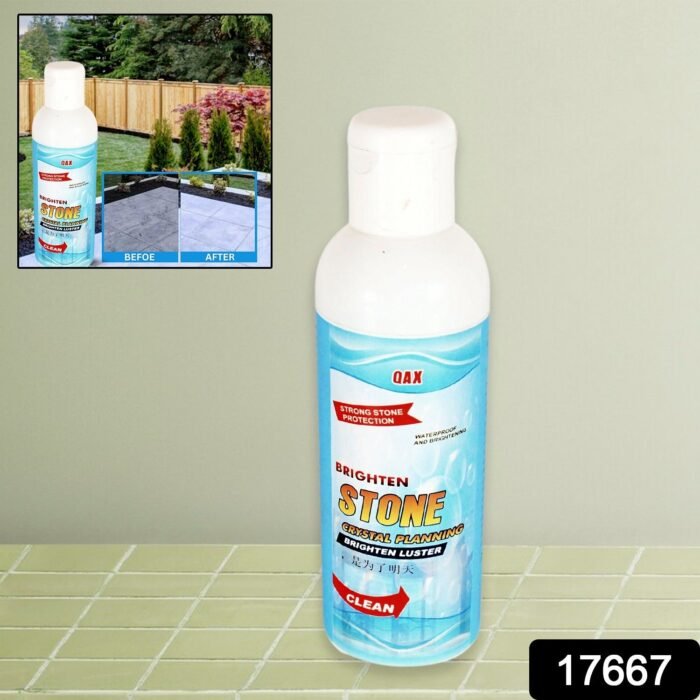 Stone Stain Remover Cleaner,  Stone Crystal Plating Agent,  Marble Stone Cleaner Polishes,  Crystal Plating for Kitchen,  Patio,  Backyard Marble Cleaner and Polish (75 ML Approx / 1 pc) - Image 2