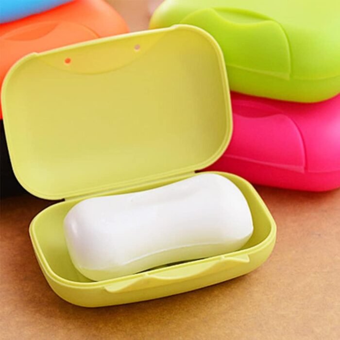 Travel Soap Case Box Plastic Soap Box With Cover Waterproof Leakproof Soap Dish For Bathroom & Travel Use (1Pc) - Image 1