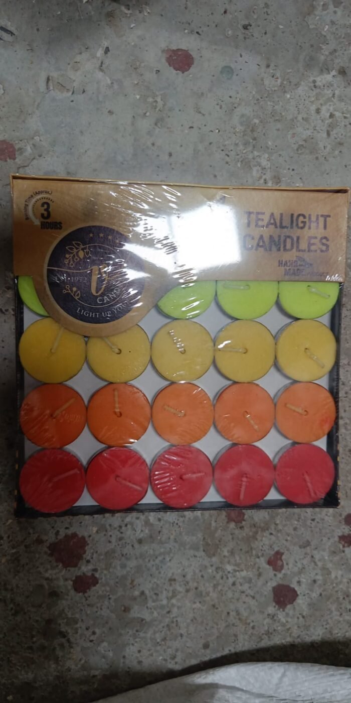 DECORATIVE COLOR CANDLE LIGHT CANDLE PERFECT FOR GIFTS,  HOME,  ROOM,  BIRTHDAY,  ANNIVERSARY DECORATIVE CANDLES (50 Pc Set) - Image 6
