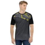 Printed T-shirt Black & Yellow - Image 6