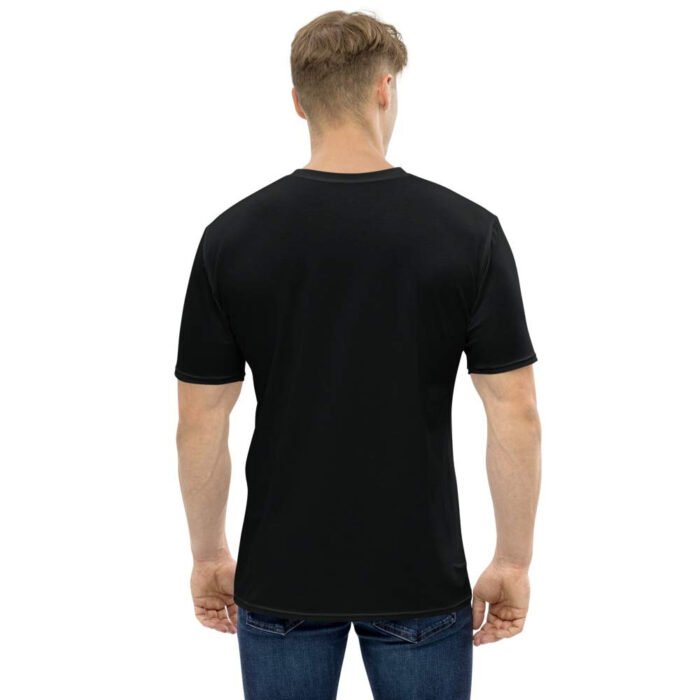 Printed T-shirt Black & Yellow - Image 4