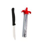 Stainless Steel Electronic Gas Lighter and Knife (2 in 1) - Image 6
