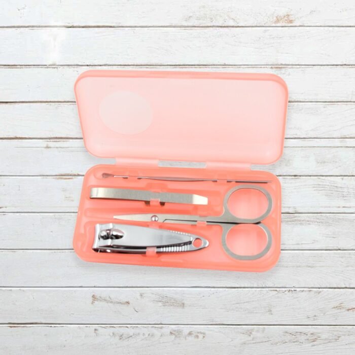 Mini Nail Clipper Set Beauty Nail Tool Set Multifunctional Beauty Set With Plastic Storage Case,   (4 Pc Set) - Image 7