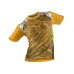 Sport Jersey for Men Digital Print Musturd Yellow & Grey