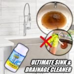 Powerful Sink and Drain Cleaner,  Portable Powder Cleaning Tool Super Clog Remover Chemical Powder Agent for Kitchen Toilet Pipe Dredging (110 Gm) - Image 7
