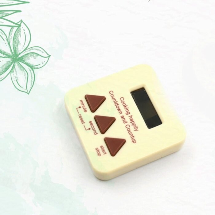 DIGITAL KITCHEN TIMER CLEAR BIG DIGITS 0-99 MIN FOR COOKING OFFICE CLOCK - Image 1