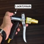 Durable Gold Color Trigger Hose Nozzle Water Lever Spray - Image 7