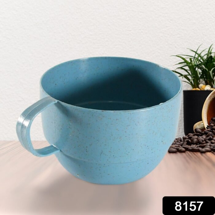 Multipurpose Plastic Water Cup,  With Handle,  Reusable Cups,  Environmental Friendly Festival for Milk Cup,  Coffee Cup,  Tea Cup,  Breakfast Cup,  Drinking Mug or Outdoor for Household Gift For Birthday (1 Pc) - Image 2
