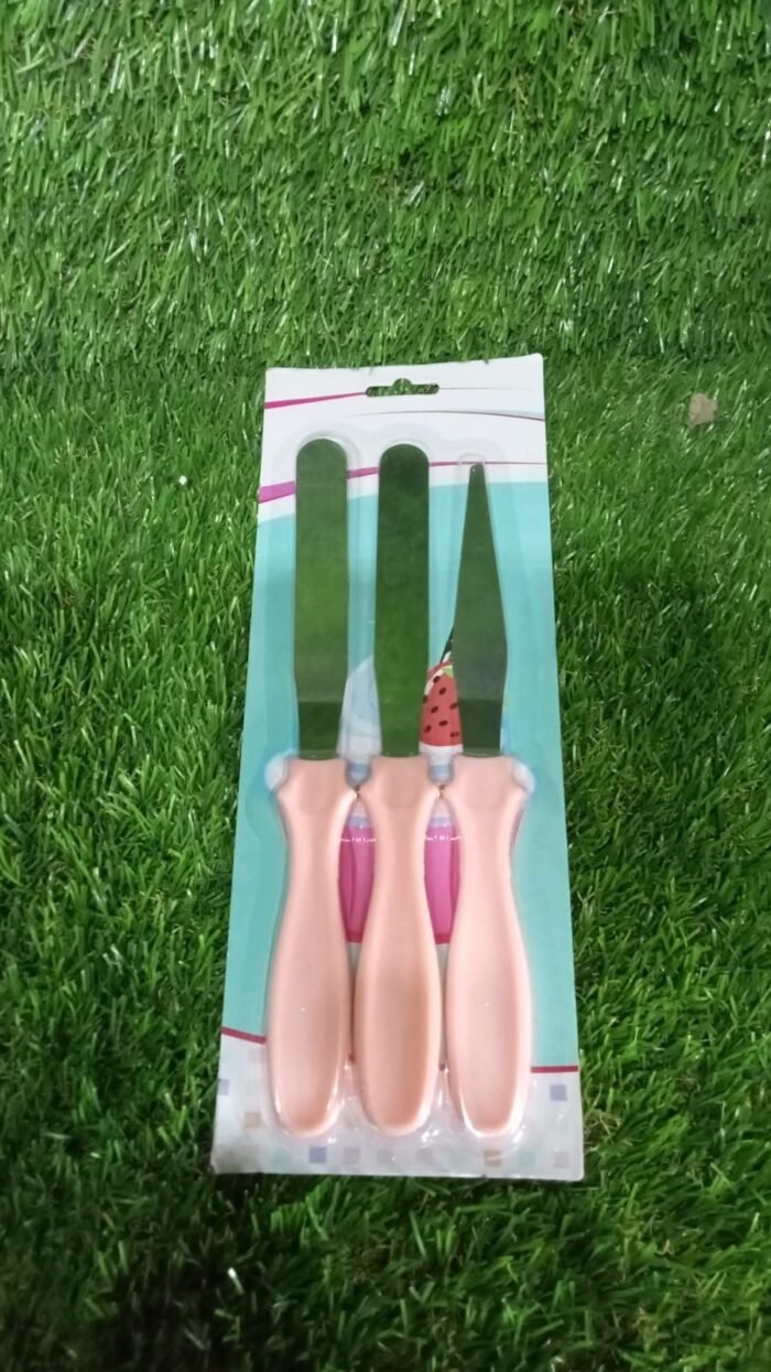 MULTI-FUNCTION STAINLESS STEEL CAKE ICING SPATULA FLAT ANGULAR TRIANGLE PALLET KNIFE SET - Image 8