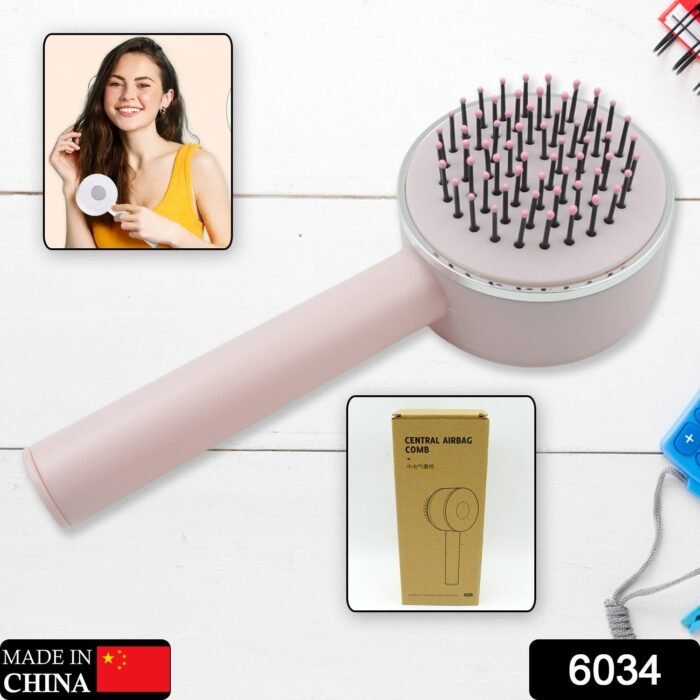 Air Cushion Massage Brush,  Airbag Massage Comb with Long Handle,  Self-Cleaning Hair Brush,  Detangling Anti-Static for All Hair - Image 2