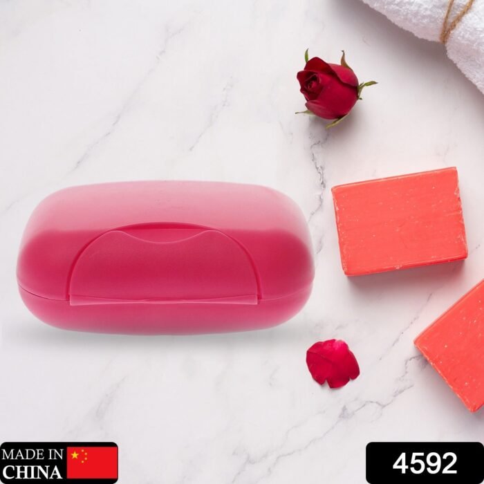 Travel Soap Case Box Plastic Soap Box With Cover Waterproof Leakproof Soap Dish For Bathroom & Travel Use (1Pc) - Image 2