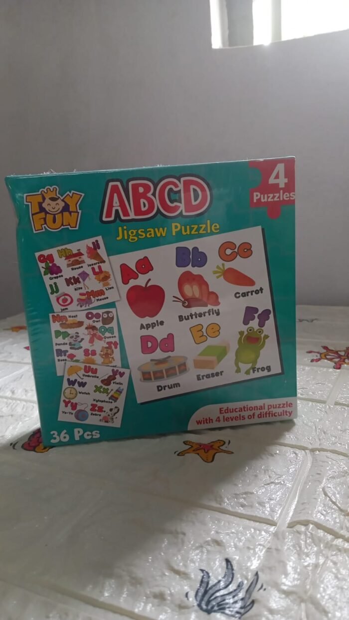 Learning Abcd JigaSaw Toy Puzzle For Children (4 Puzzles Pack) - Image 9