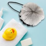 Shower Tool Duo 2-1 Shower Loofah Sponge and Exfoliating Body Scrubber for Showering,  Easy to Clean,  Easy to Dry,  With Dori Easy to Hanging,  Easy to Grip - Image 6