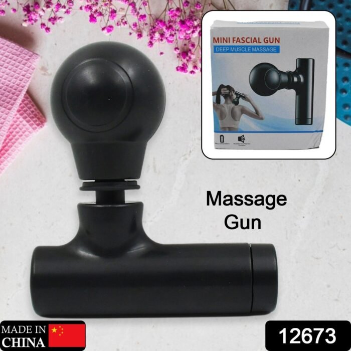 Black Mini Pocket Size Massager,  Full Body Massager,  Cordless One Button Operation for Body Pain & Relaxation - Image 2