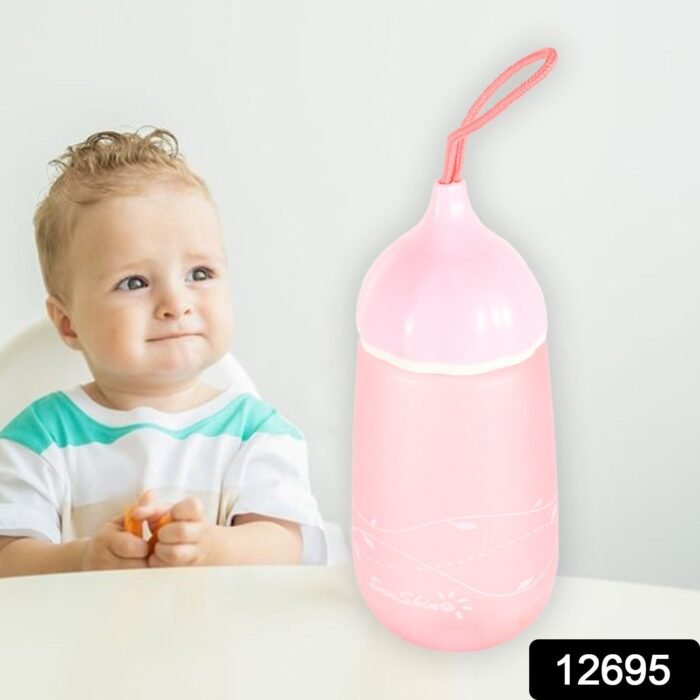 Unique Shape Premium Plastic water bottle With Dori Easy to Carry leakproof BPA-free,  water Plastic water bottle for children,  Home,  School (1 Pc / 550 ML) - Image 2