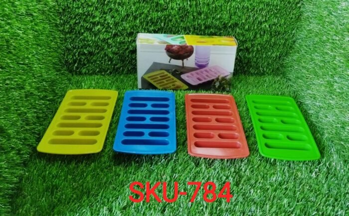 4 Pc Fancy Ice Tray used widely in all kinds of household places while making ices and all purposes. - Image 10