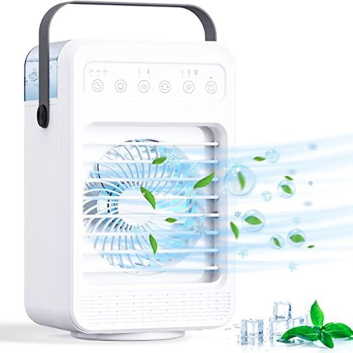 1469 Portable Air Conditioner Fan Personal Air Cooler Desk Cooling Fan