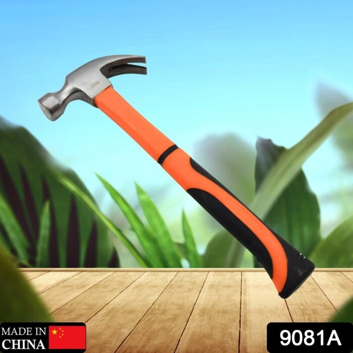 Stainless Claw Hammer with Fiberglass Handle,  Shock Resistant,  Corrosion Resistant,  Rust Proof,  Durable,  Environmental friendly,  364g,  28cm - Image 2