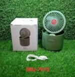 Mini Desktop Cooling Fan,  Automatic Shaking Head Rotating Spray humidifier Fan Water Cooling Small Fan Desktop Mini air Conditioning Fan with Small Water Tank (Battery Not Include) - Image 9