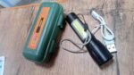 Mini Search Rechargeable LED Long Range Flashlight Emergency Light Torch - Image 8