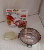 Miracle Stainless Steel Round Lunch Box,  with Small Plastic Box Insert Leak Proof Lunch Box with Transparent lid,  Lunch Box for Kids & Adults for School,  Office (450 ML + 250 ML Approx) - Image 7