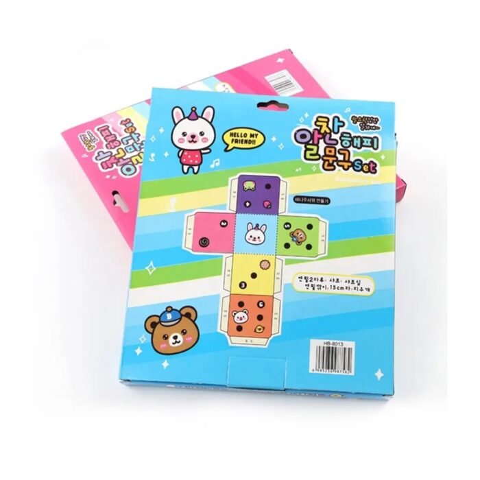 10 Pcs Set Stationary Set Including Pencil Ruler Rubber Pencil Sharpener Glue Ballpoint Pen Scissors Pencil Cover,  School,  Office Product Gift - Image 5