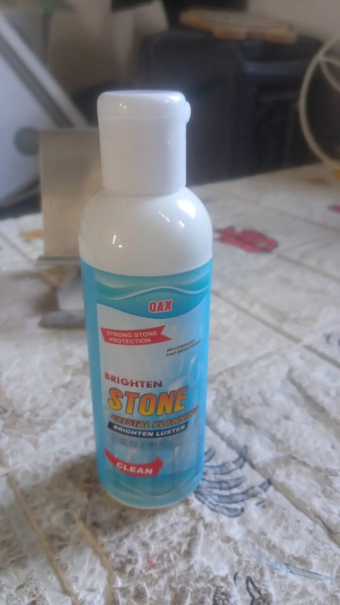 Stone Stain Remover Cleaner,  Stone Crystal Plating Agent,  Marble Stone Cleaner Polishes,  Crystal Plating for Kitchen,  Patio,  Backyard Marble Cleaner and Polish (75 ML Approx / 1 pc) - Image 9