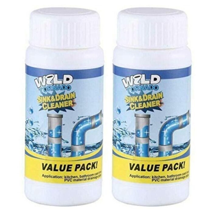 Powerful Sink and Drain Cleaner,  Portable Powder Cleaning Tool Super Clog Remover Chemical Powder Agent for Kitchen Toilet Pipe Dredging (110 Gm) - Image 6