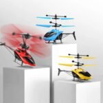 Remote control helicopter with vibrant colors