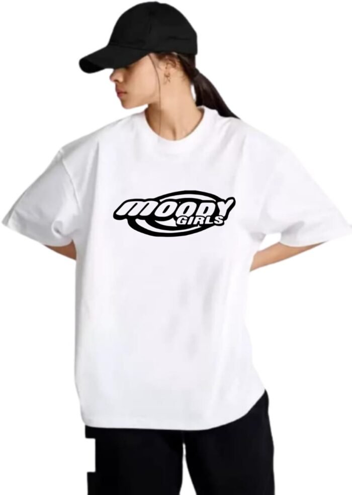 Printed white colour t-shirt for women - Image 1